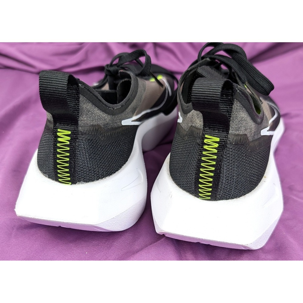 Nike Vista Lite Womens Sz 9 Black Lime Volt White Running Sneakers CI0905-001 - Picture 9 of 14